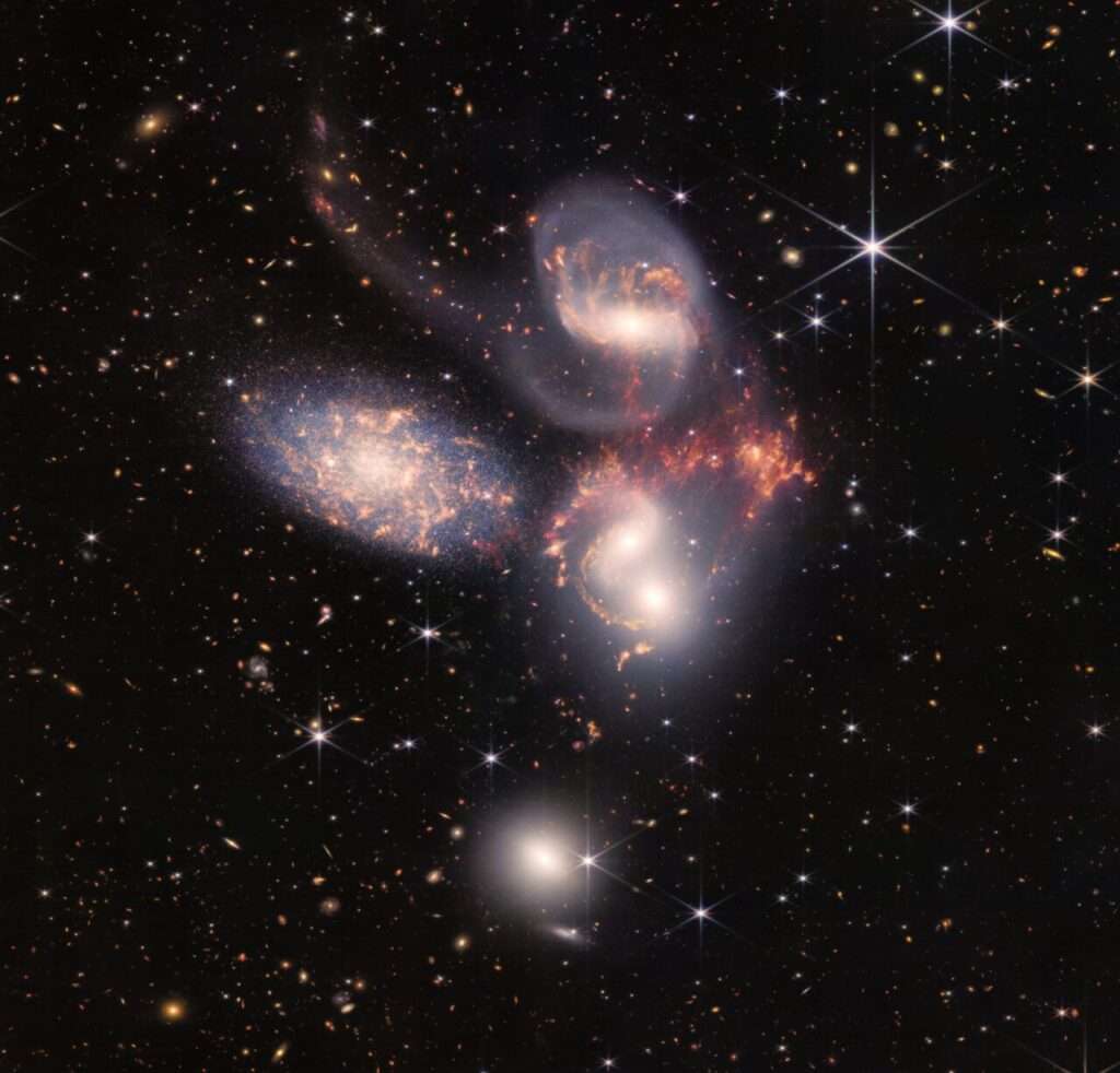 Le galassie del Quintetto di Stephan