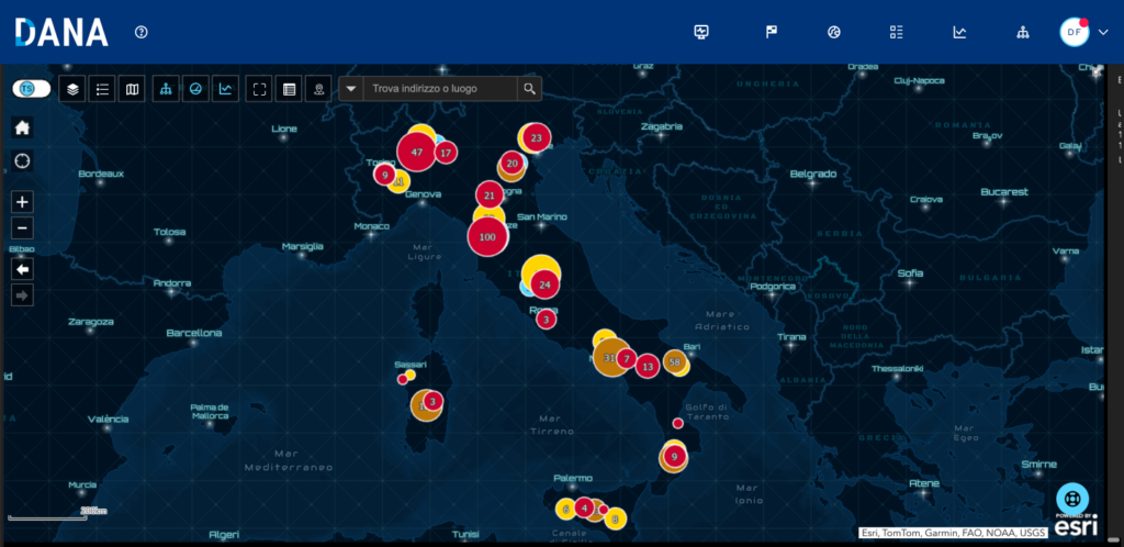DANA. Italgas/Bludigit