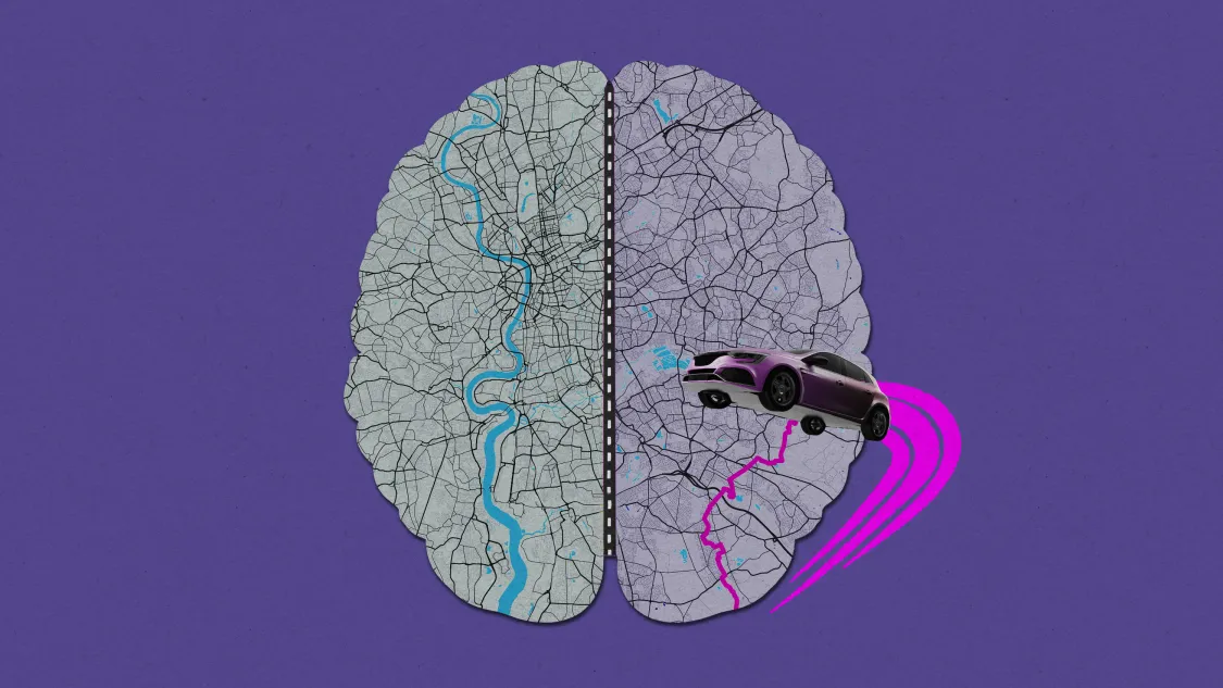Stephanie Arnett/MIT Technology Review | Envato (car), Adobe Stock (map)