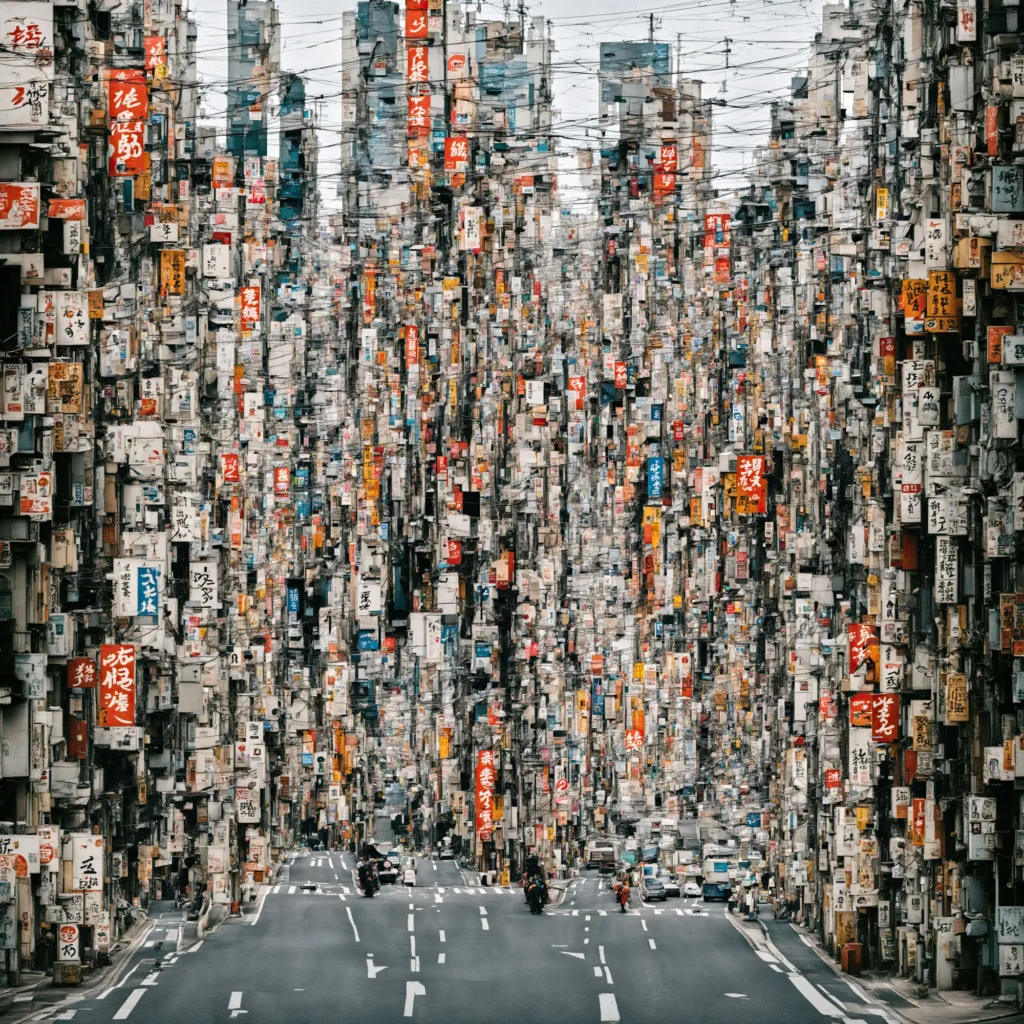 Andrew Kudless, Hines College of Architecture and DesignQuesta immagine, che fa parte della serie Urban Resolution, mostra come il modello di IA Stable Diffusion "non sia in grado di concentrarsi sulla costruzione di un'immagine realistica e invece duplichi le caratteristiche che sono prominenti nello spazio latente locale", spiega Kudless.