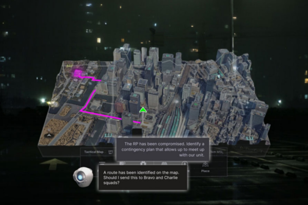 2 Gli occhiali intelligenti potrebbero tracciare un percorso e visualizzare la mappa sul display.